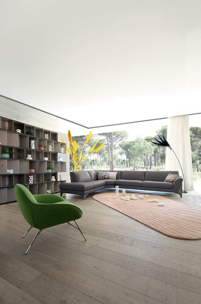 Below The Stingray rocking chair by Fredericia was inspired by nature and the flowing lines of the stingray. It is designed to appear like it is floating on its stainless-steel frame. Fredericia is available from Femont Galvan in the Marbella Club (www.femontgalvan.com).